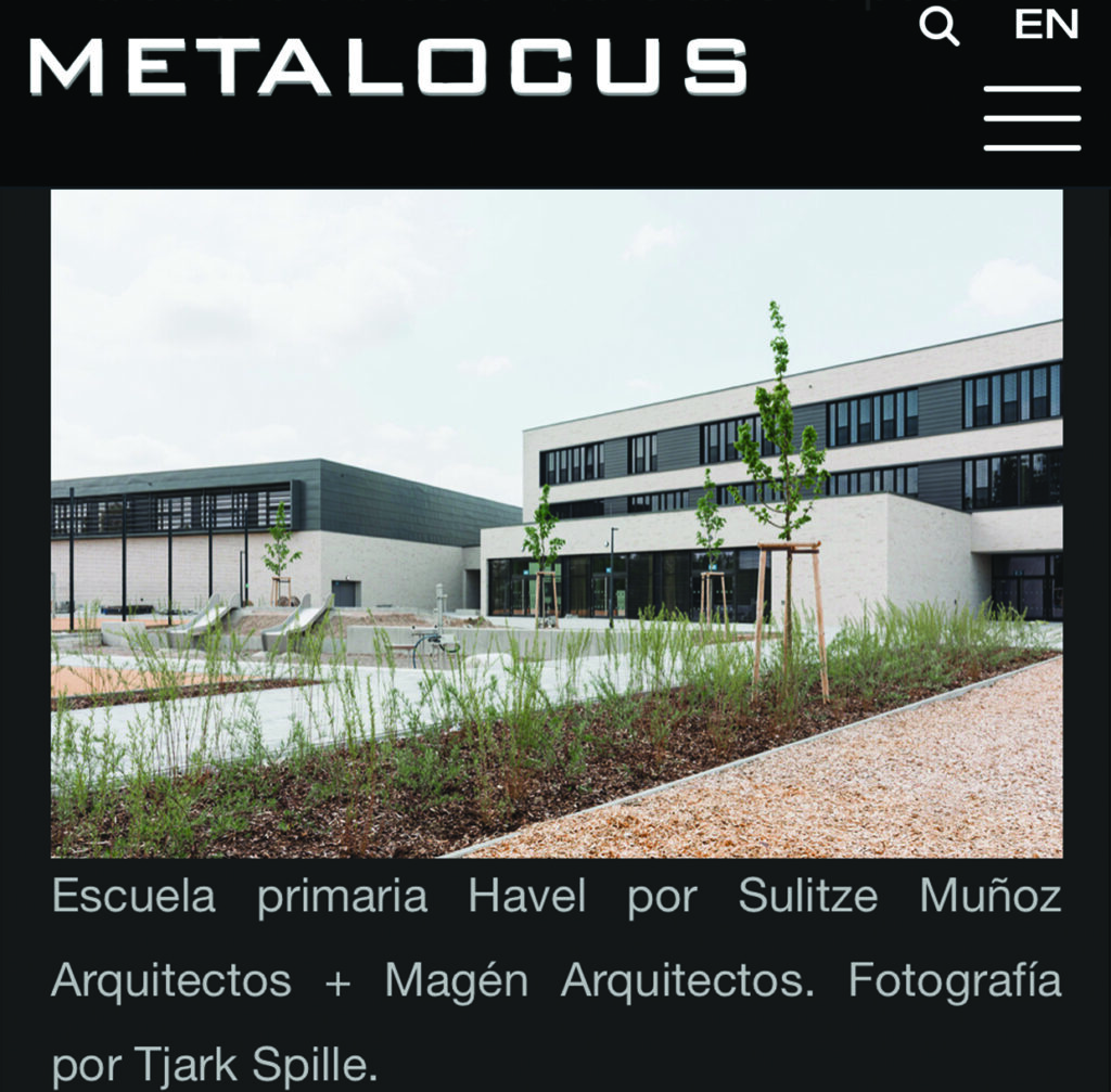 La Escuela Primaria Havel en Spandau, publicada en Metalocus spandau metalocus