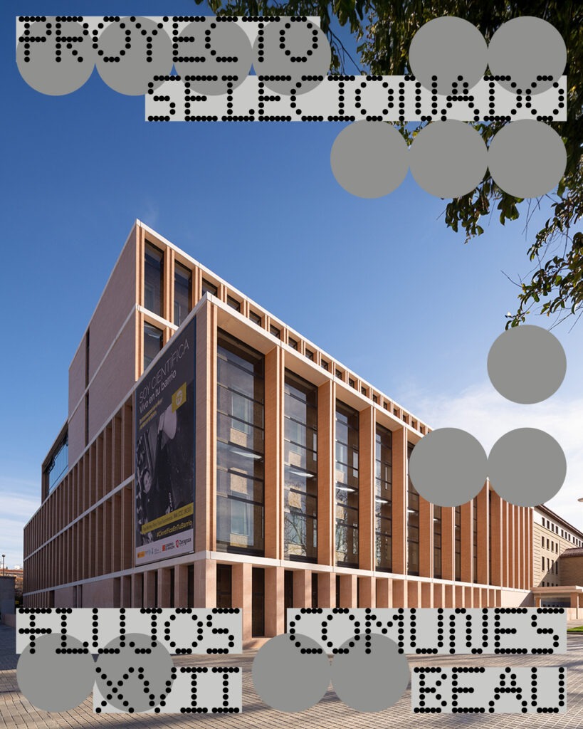 La Facultad de Filosofía y Letras, Seleccionada en la XVI Bienal Española de Arquitectura y Urbanismo FC IG Sello AF Proyecto Selecionado FYL